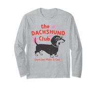 The Dachshund Club Short But Make It Cool Wiener Dog Amante Manga Larga
