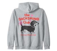 The Dachshund Club Short But Make It Cool Wiener Dog Amante Sudadera con Capucha