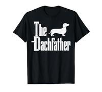 The Dachshund Funny Wiener Dog Gifts for Men Fathers Day Camiseta gráfica económica, Hombre, Negro, XL