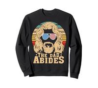The Dad Abides - Gafas Divertidas con Bandera Americana para el día del Padre Sudadera