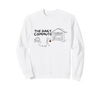 The Daily Commute Funny Woodworker Humor Carpenter Sudadera