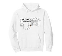 The Daily Commute Funny Woodworker Humor Carpenter Sudadera con Capucha