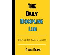 The Daily Discipline Log: Maths ruled notebook for habit tracking