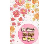 The Daily Journal- Be bold Be soft Be you - Pink Austhetic Journal for girls /Classic Spiral Bound Notebook with gratitude , goals setting and daily notes / notebook for girls