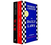 The Daily Laws and The 33 Strategies of War by Robert Greene 2 Books Collection Set
