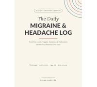 The Daily Migraine & Headache Log Subtitle: Track Pain Levels, Triggers, Symptoms & Medications - Identify Your Patterns in 90 Days