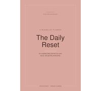 The Daily Reset: A Soft Pink Undated Daily Planner for Women | Aesthetic Minimalist Productivity Journal with Hourly Schedule, Habit Tracker, Gratitude & Evening Reflection