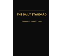 The Daily Standard: A Structured Journal for Discipline, Clarity, and Self - Accountability