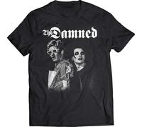 The Damned Live Photo T-Shirt Licensed Homme Noir Black XXL