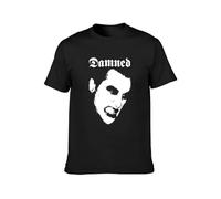 The Damned Unisex 100% Cotton Short-Sleeve T-Shirts Black XXL