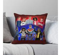 The Dangerverse Danger Force - Funda de almohada cuadrada de poliéster y lino, terciopelo, con cremallera, decorativa, para coche