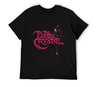 The Dark Crystal Bright Logo T Shirt Mens 80s Movie tee Black BlackOne Size