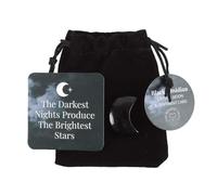 Something Different The Darkest Nights Obsidian Moon - Cristal decorativo (talla única) (negro), Negro -, talla única