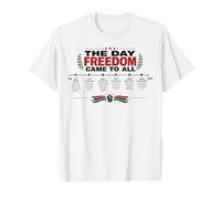 The Day Freedom Came To All Juneteenth History Camiseta