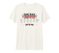 The Day Freedom Came To All Juneteenth History Camiseta Premium