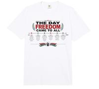 The Day Freedom Came To All Juneteenth History Comfort Colors Adult Heavyweight T-Shirt