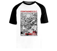 The DC from Dublin Street Camiseta Beisbol Blanca Unisex Manga Corta Negra
