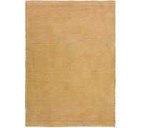 The Deco Factory Alfombra artesana de yute y chenilla de algodón ocre 120x170