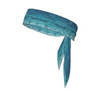 The Deep Blue Sea - Banda atlética de secado rápido que absorbe la humedad, elegante diadema ideal para mujeres y hombres activos