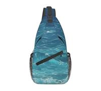 The Deep Blue Sea - Bolsa cruzada de gran capacidad, elegante y duradera para viajes, actividades al aire libre