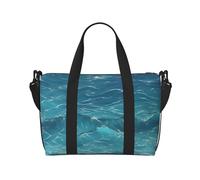 The Deep Blue Sea - Bolsa de viaje para hombre y mujer, material duradero y diseño elegante, adecuada para viajes de negocios y ocio, color negro, talla única