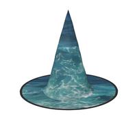 The Deep Ocean - Sombrero de bruja de Halloween para adultos, accesorio de disfraz festivo para fiestas, bailes de máscaras, cosplay y carnaval