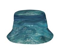 The Deep Ocean - Sombrero de pescador plegable para exteriores, color negro