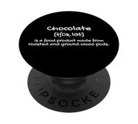The Definition of Chocolate lIllustration Graphic Designs PopSockets PopGrip Adhesivo