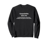 The Definition of Chocolate lIllustration Graphic Designs Sudadera