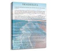 The Desiderata Poem - Complete Text Framed Wall Art, Classic Literary Print, Thoughtful Gift for Home, Office, and Counseling Spaces(Unframed,12x18inch(30x45cm))