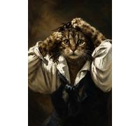 The Desperate Cat: Gustave Courbet Art Parody Lined Journal: Gustave Courbet The Desperate Man Parody Cat Notebook | 120 Lined Pages | 6 × 9 Inches | ... for Cat Lovers, Writers, Artists & Journaling
