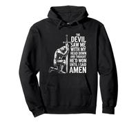 The Devil Saw Me Thought He'd Won Christian Religious Saying Sudadera con Capucha