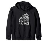 The Devil Saw Me Thought He'd Won Christian Religious Saying Sudadera con Capucha