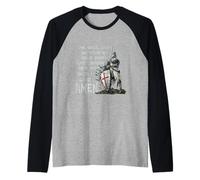 The Devil Saw Me with My Head Down Thought He'd Won Knights Camiseta Manga Raglan