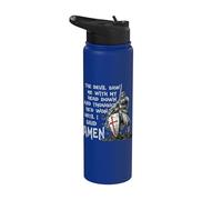 The Devil Saw Me With My Head Down Thought He'D Won Knights Stainless Steel Insulated Water Bottle