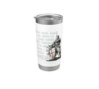 The Devil Saw Me With My Head Down Thought He'D Won Knights Vaso térmico de acero inoxidable de doble pared