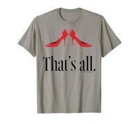 The Devil Wears Prada 2 That's All Red High Heel Pitchfork Camiseta