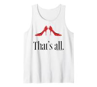 The Devil Wears Prada 2 That's All Red High Heel Pitchfork Camiseta sin Mangas