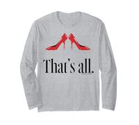 The Devil Wears Prada 2 That's All Red High Heel Pitchfork Manga Larga