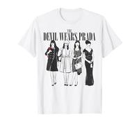 The Devil Wears Prada Andy Sachs Various Looks Red Lipstick Camiseta