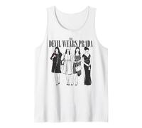 The Devil Wears Prada Andy Sachs Various Looks Red Lipstick Camiseta sin Mangas