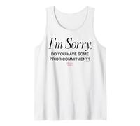 The Devil Wears Prada Do You Have Some Prior Commitments? Camiseta sin Mangas