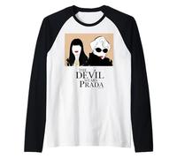The Devil Wears Prada Miranda and Andrea Title Logo Camiseta Manga Raglan