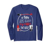 The Devil Wears Prada Miranda My Coffee Isn'T Here Manga Larga, Unisex para Adultos, Azul Marino, L