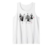 The Devil Wears Prada Red Lips Simple Group Shot Camiseta sin Mangas