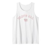 The Devil Wears Prada That's All Collegiate Bold Letters Camiseta sin Mangas