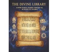 The Devine Library: Large Print Bible word search with easy-to-read print all about the Bible! Great gift for vacations, holidays, and relaxation.