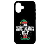 The Dietary Manager Elf Funny Christmas Matching Family Carcasa para iPhone 16