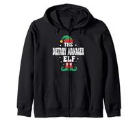The Dietary Manager Elf Funny Christmas Matching Family Sudadera con Capucha