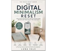 The Digital Minimalism Reset: Declutter Your Apps, Files, Photos, Inbox, and Notifications So Technology Becomes Intentional Instead of Compulsive (The Focus Reset Series)